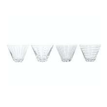 Load image into Gallery viewer, Cocktail Martini Glass Set of 4 STEMLESS
