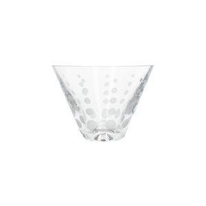 Cocktail Martini Glass Set of 4 STEMLESS