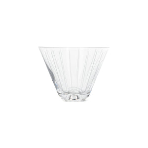 Cocktail Martini Glass Set of 4 STEMLESS