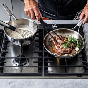 Frypans by KitchenAid™ Uncoated Multi-Ply Steel
