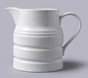 Churn Jug White Ceramic