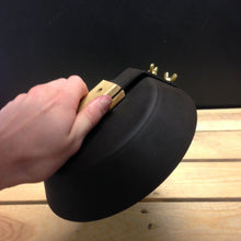 Load image into Gallery viewer, Spun Iron Glamping Pan /Oak Handle
