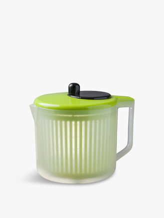 Salad Spinner with Jug Microwavable Green