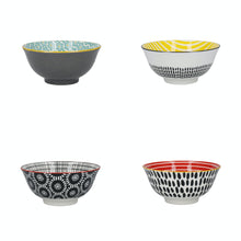 Load image into Gallery viewer, Set of Four Noodle Bowls /6in
