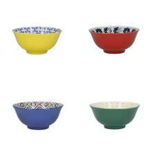 Load image into Gallery viewer, Set of Four Noodle Bowls /6in
