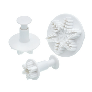 Snowflake Plunger Icing Cutters