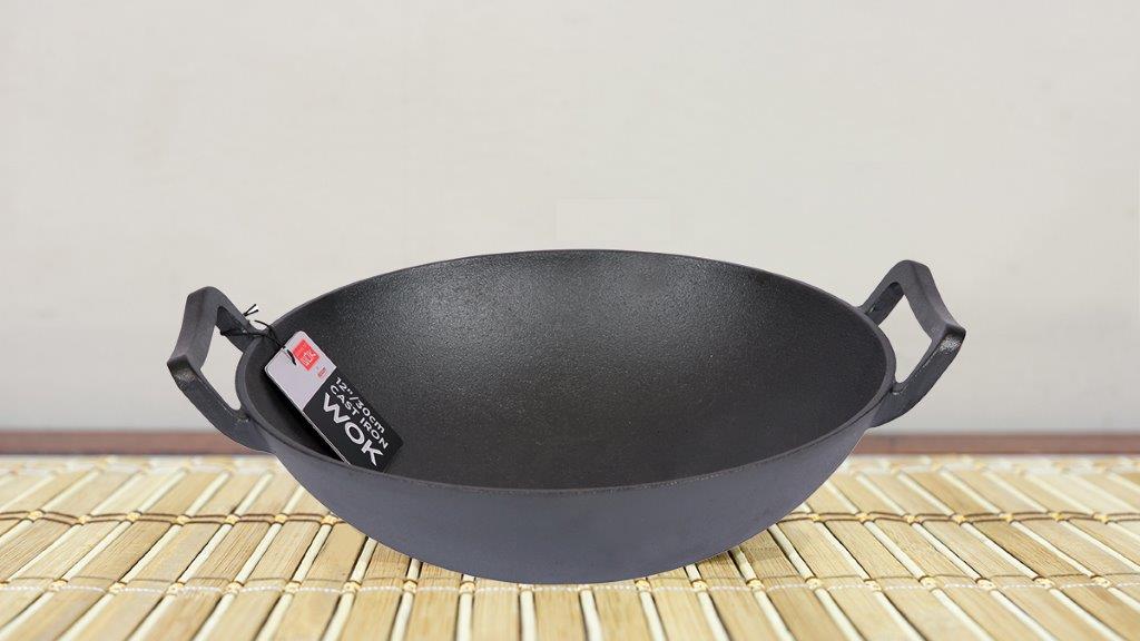 Cast Iron Wok 30cm