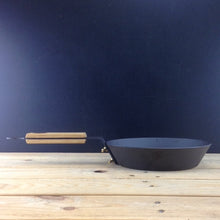 Load image into Gallery viewer, Spun Iron Glamping Pan /Oak Handle
