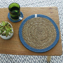 Load image into Gallery viewer, Respiin EDGE COLOUR Placemats and Coasters in Seagrass &amp; Jute
