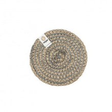 Load image into Gallery viewer, Respiin SPIRAL COLOUR Placemats and Coasters in Seagrass &amp; Jute

