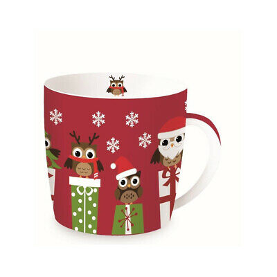 Owl mug with gift tin