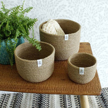 Load image into Gallery viewer, Tall Jute Basket Set 3 /Natural
