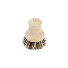 Load image into Gallery viewer, Wooden Pot Brush with Stiff Plant Fibres
