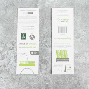 Wooden Vegetable Brush - Plant Based Bristles